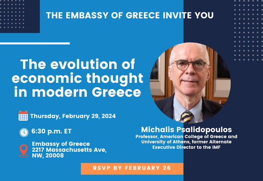 The Evolution of Economic Thought in Modern Greece"  